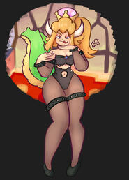 Bowsette castle